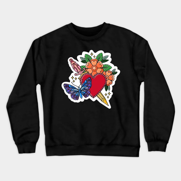 You give me butterflies Crewneck Sweatshirt by astroashleeart